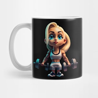 Chibi Lifting Girl Mug